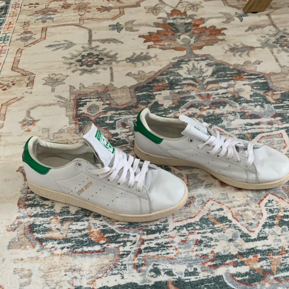 Green and white Stan Smith’s